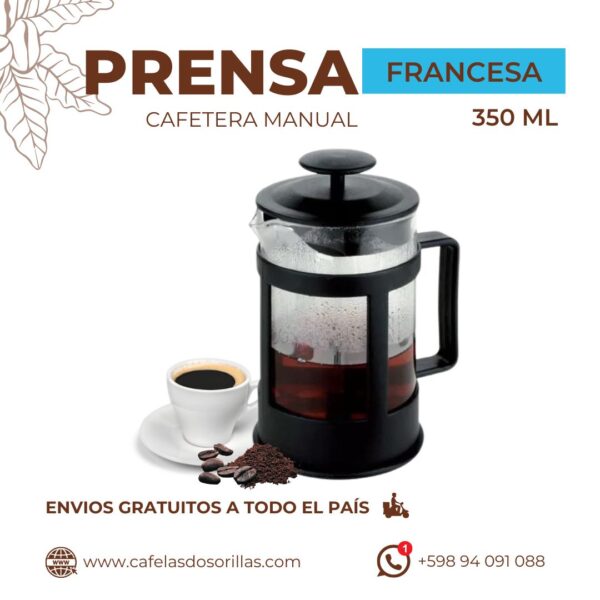 Cafetera Manual Prensa Francesa 350 Ml