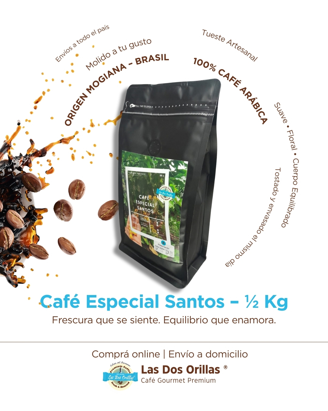 Café Especial Santos - Paquete de ½ kg.
