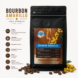 Bourbon Amarillo Brasil – Café Gourmet Premium 82 Puntos